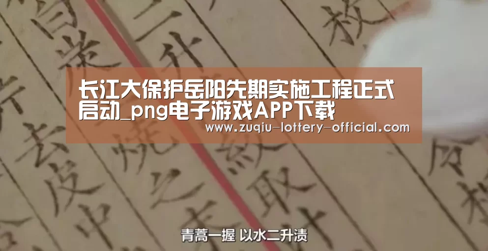 长江大保护岳阳先期实施工程正式启动_pn